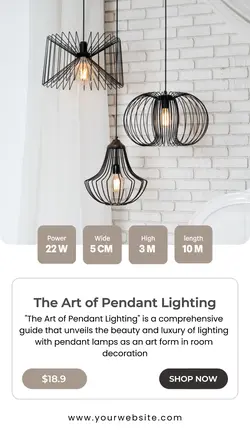 Household Accessories & Furniture Lamps Instagram Story