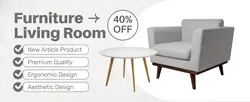 E-commerce Detail Page Furniture Living Room