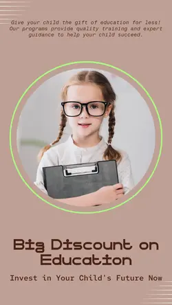 Education and training Discount