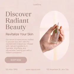 Beauty Serum Sale Instagram Post