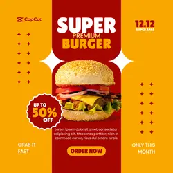 Food & Beverages Super Burger