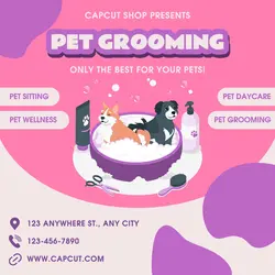 Pet Grooming Poster