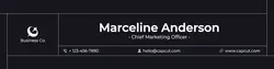 Black Minimalist Corporate Personal Profile LinkedIn Banner