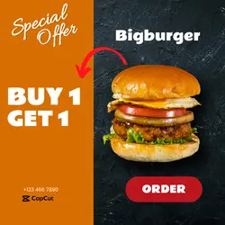 Burger Promo Instagram Post