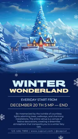 Other Industries Winter Wonderland Instagram Story