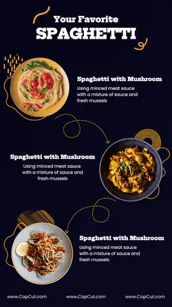 Instagram Post Spaghetti Menu