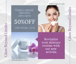 cosmetic promotion instagram post
