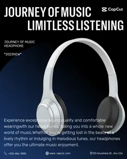 Electronic products Product display headphones 