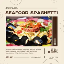 Food and Beverage Promotion Facebook Post