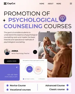 Education Psychological counseling Branding Modern