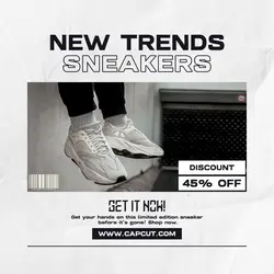 sneaker streetwear promotion instagram post