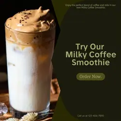 Introdcution New Menu Milky Coffee Smoothie App