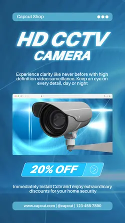 Electronic CCTV Sale Instagram Story