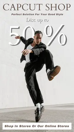 Fashion Discount Up To 50% Display Instagram Stories