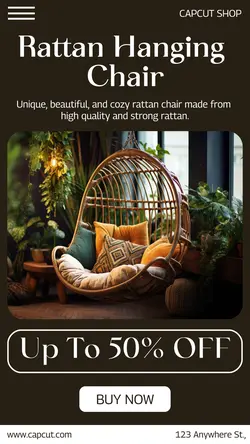 Furniture Rattan Sale Promotion Instagram Story