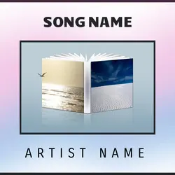 Non marketing Album cover Rainbow background