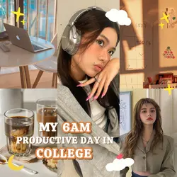 Multi-screen Daily Routine Vlog Youtube Thumbnail 1:1