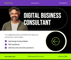 Business Digital Consultant Facebook Post