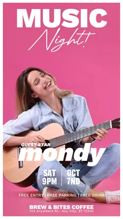 Music Night Flyer Instagram Story