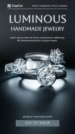 Fashion Industry Jewelry Luminous Instagram Story