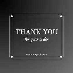 Thank you card post template
