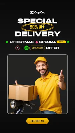 Special Christmas Delivery Template