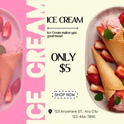 food and baverage sale instagram story pink white
