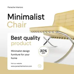 Minimalist Chair Instagram post