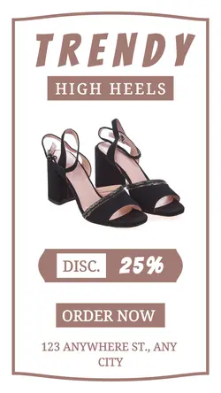 Trendy High Heels Promotion