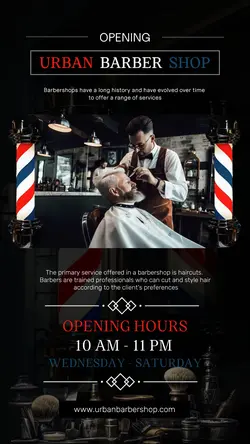 Opening Barbershop TikTok