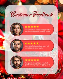 Christmas Day Customer Feedback Product Instagram Portrait