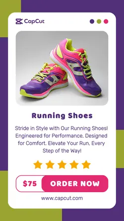 Running Shoes Promotion Instagram Story