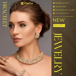 Jewelry display Diamond ring show simple style