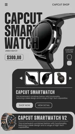 FASHION WATCHES UI DESIGN