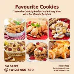Snack Favourite Cookies Product Display