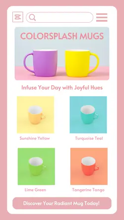Household & Furniture Mugs Product Display