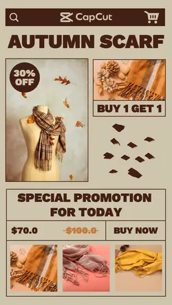 Autumn Scarf Promotion Page