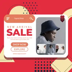 New Arrival Hat Fashion Industry Poster