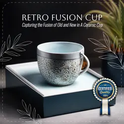 E-Commerce Household Vintage Cup Product Display