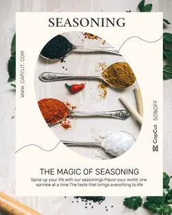 Foods &seasoning Minimalist