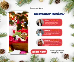 Customer review Food Instagram Post