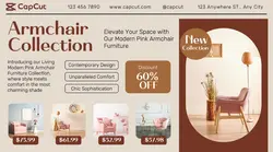 Armchair Collection Promotion Facebook Ad