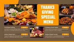 Thanks Giving Special Menu Twitter Post