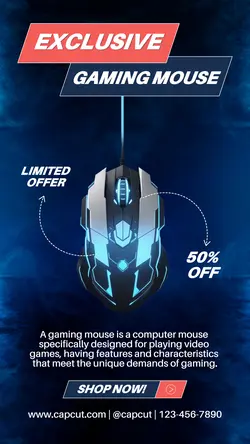 Electronic Mouse Sale Instagram Story
