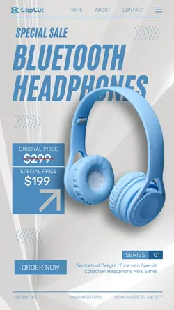Special Sale Headphones Promotion Instagram Story