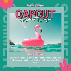 Non-Marketing - Album Cover Flamingo Summer Green Pink