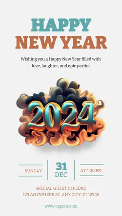 Happy Newyear Instagram Story