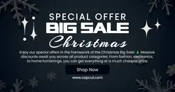Special Offer Big Sale Christmas Facebook App Ad