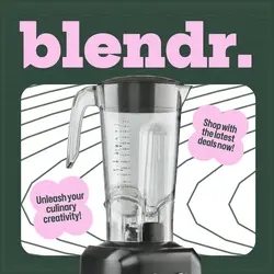 E-Commerce Product Display Blender Green-Pink