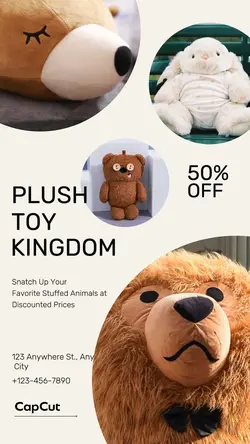 Household& Plush toys Discount Minimalist